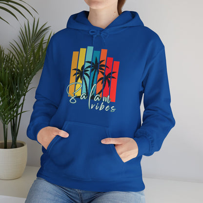 Salam Vibes Palm Tree Graphic Hoodie - Cozy Soft Cotton Graphic Unisex Hoodie