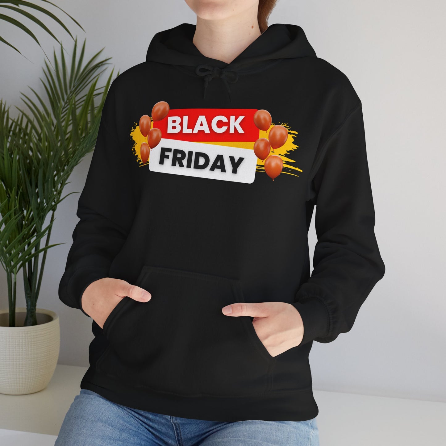 Black Friday Party Hoodie - Celebration Graphic Unisex Fleece