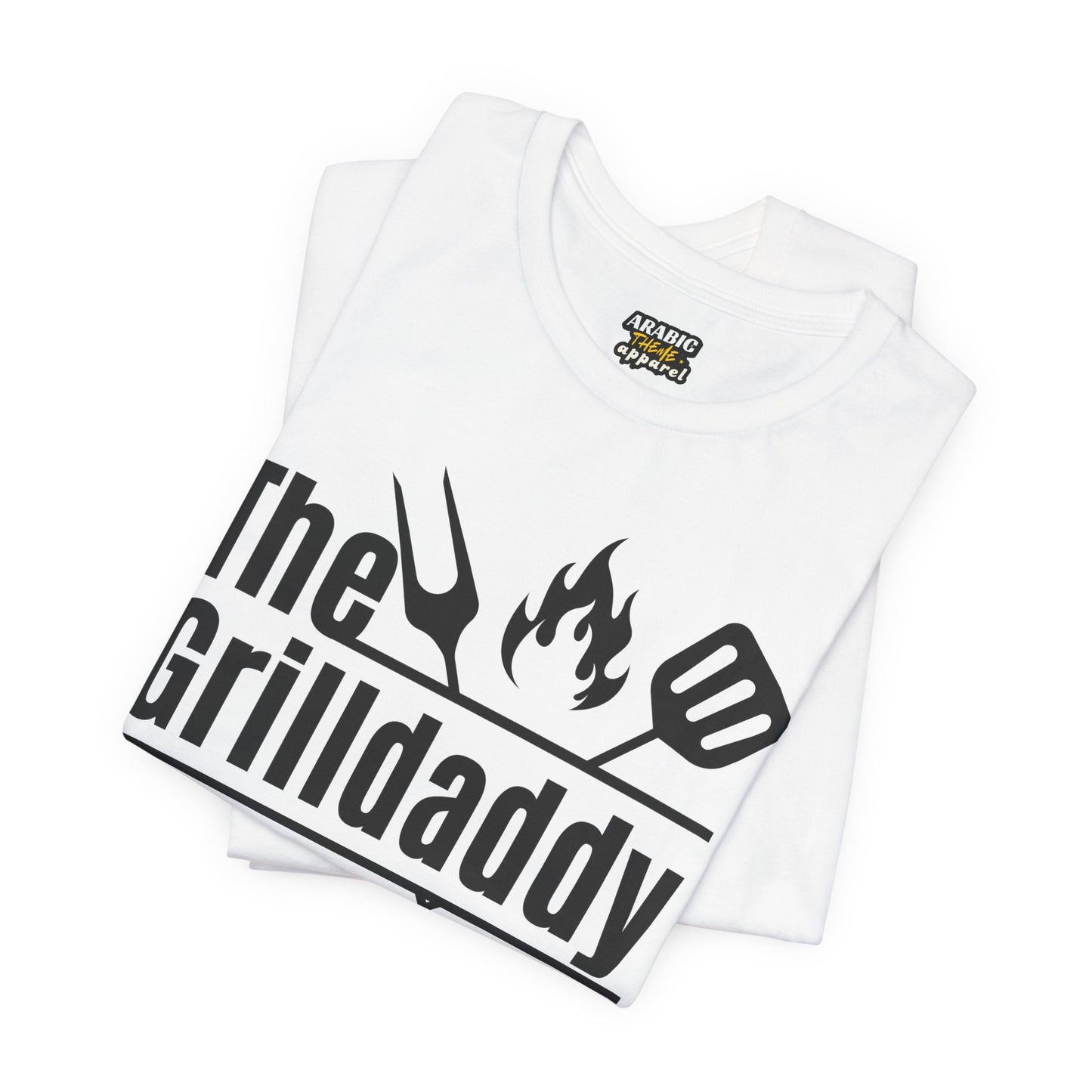 The Grilldaddy Typography Tee T-Shirt - Cozy Soft Cotton Unisex BBQ Graphic Tee