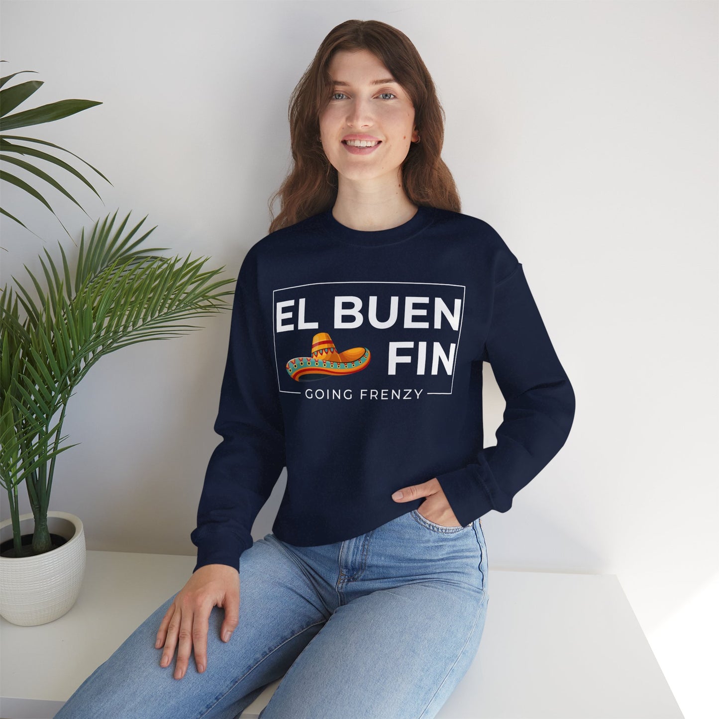 El Buen Fin Going Frenzy Sweatshirt - Badge Graphic Crewneck