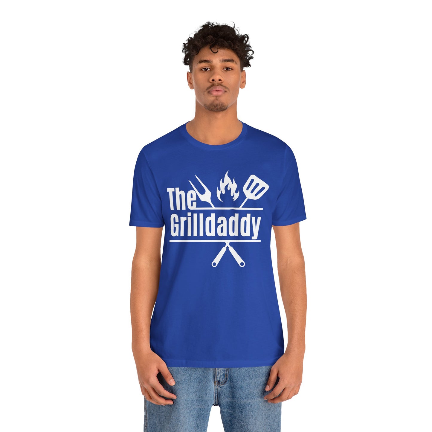 The Grilldaddy Typography Tee T-Shirt - Cozy Soft Cotton Unisex BBQ Graphic Tee
