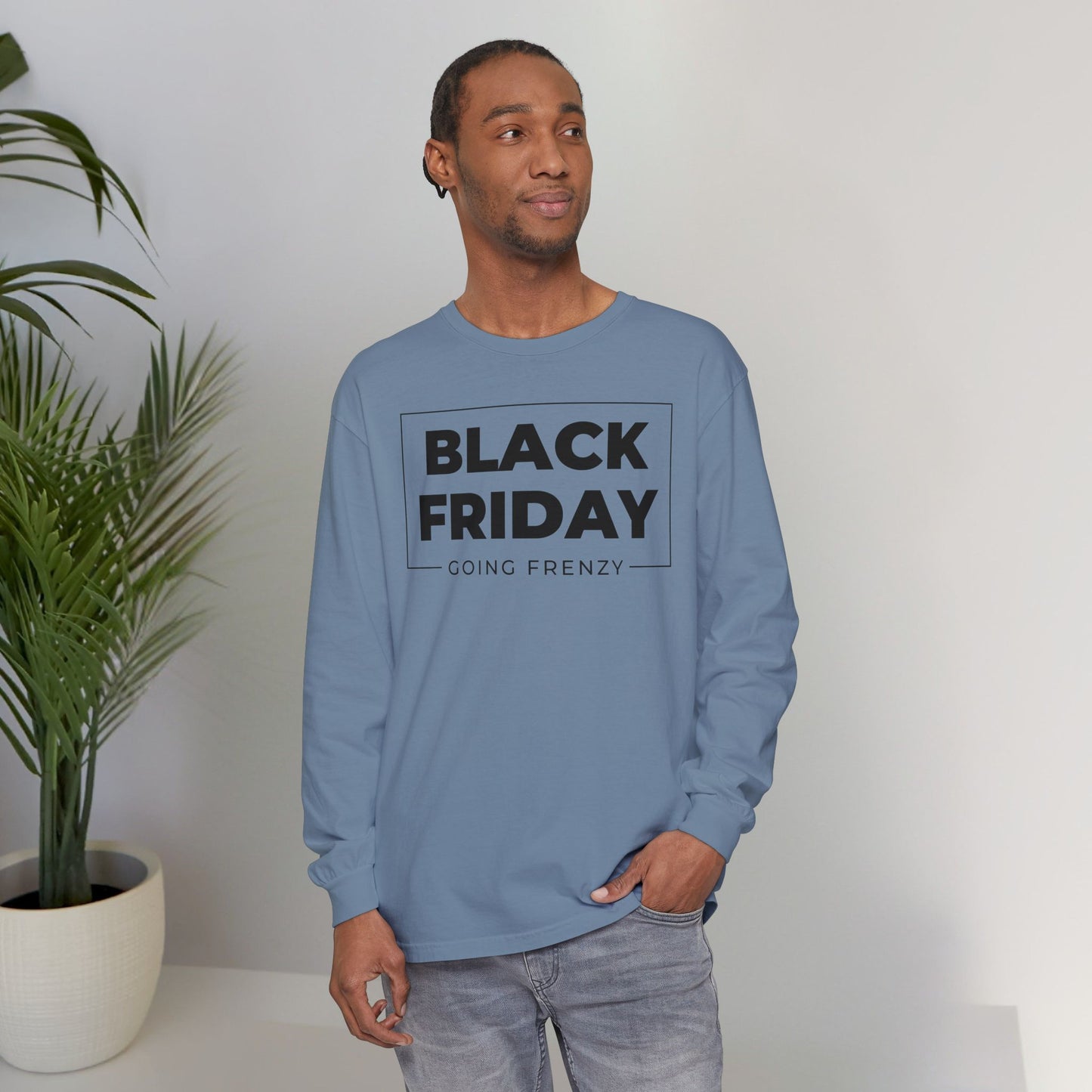 Black Friday Going Frenzy Long Sleeve - Badge Graphic Tee