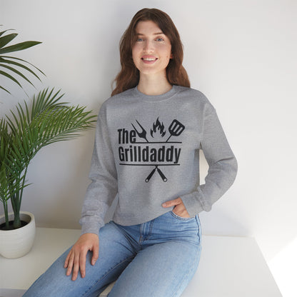 The Grilldaddy Typography Sweatshirt - Cozy Soft Cotton Unisex BBQ Graphic Sweatshirt