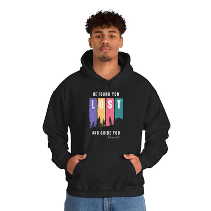 He Found You lost And Guide You Graphic Hoodie - He Found You lost And Guide You Typography Islamic Unisex Hoodie
