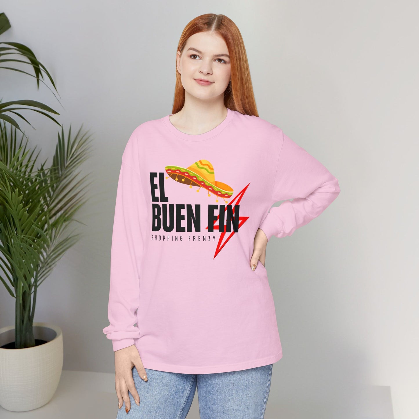 El Buen Fin Shopping Frenzy Long Sleeve - Lightning Graphic Tee