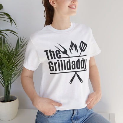 The Grilldaddy Typography Tee T-Shirt - Cozy Soft Cotton Unisex BBQ Graphic Tee