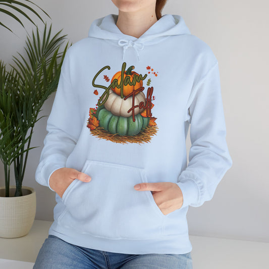 Salam Fall Cute Pumpkin Graphic Hoodie - Cozy Autumn Cute Pumpkin Graphic Unisex Hoodie
