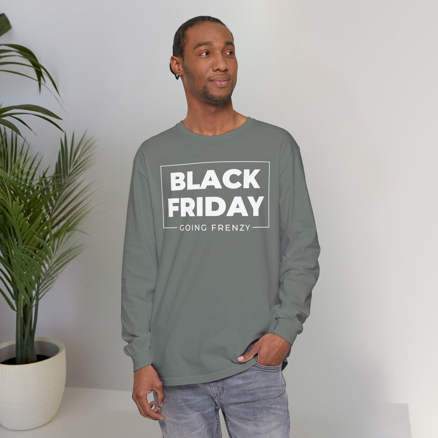 Black Friday Going Frenzy Long Sleeve - Badge Graphic Tee