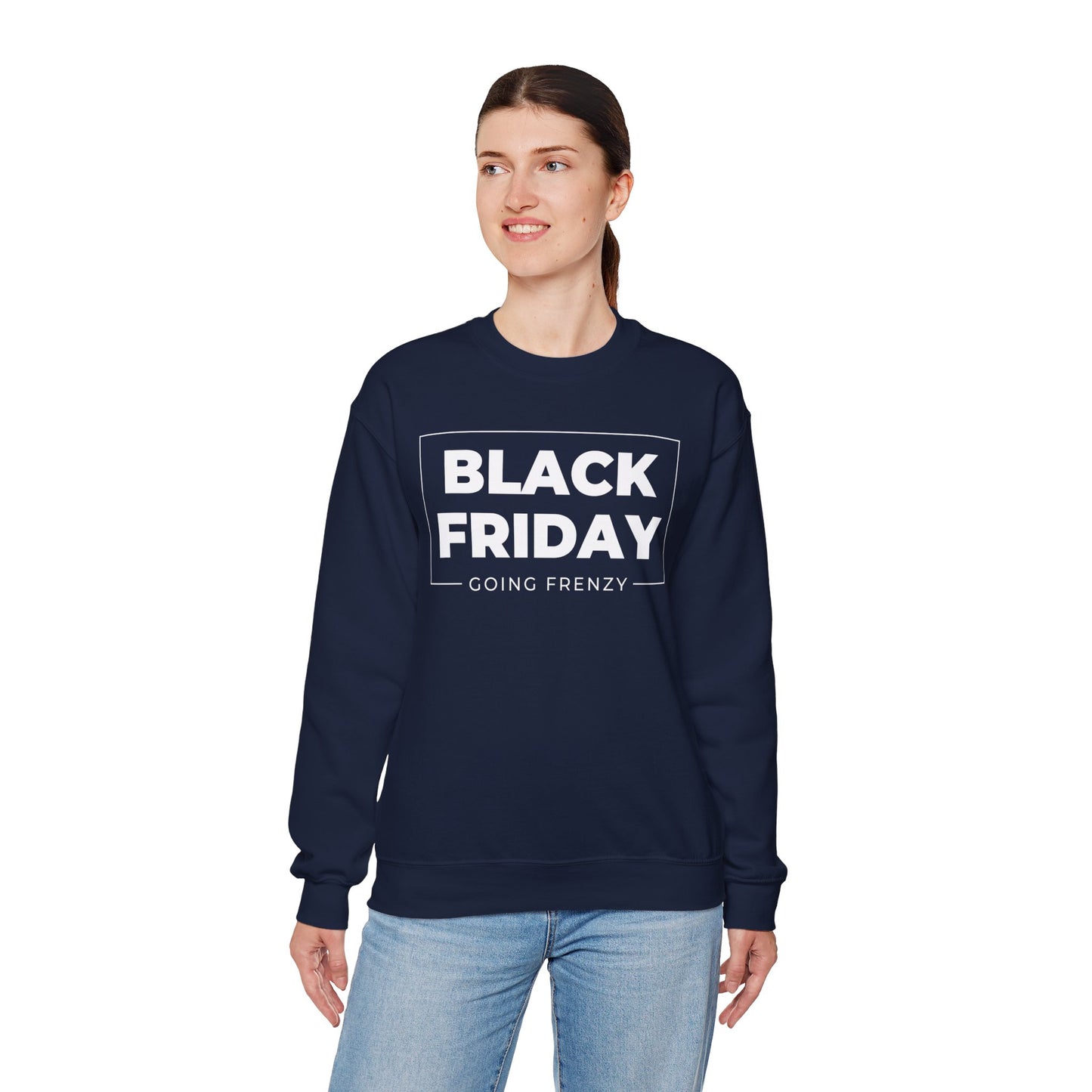 Black Friday Going Frenzy Sweatshirt - Badge Graphic Crewneck