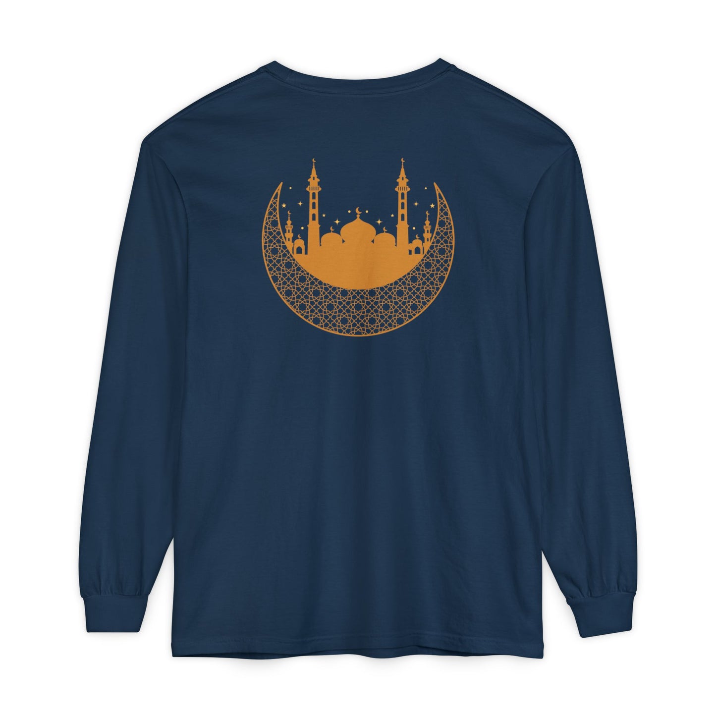 Islamic Ramadan Fasting Long Sleeve T-Shirt - Arabic Calligraphy Islamic Unisex Long Sleeve Tee