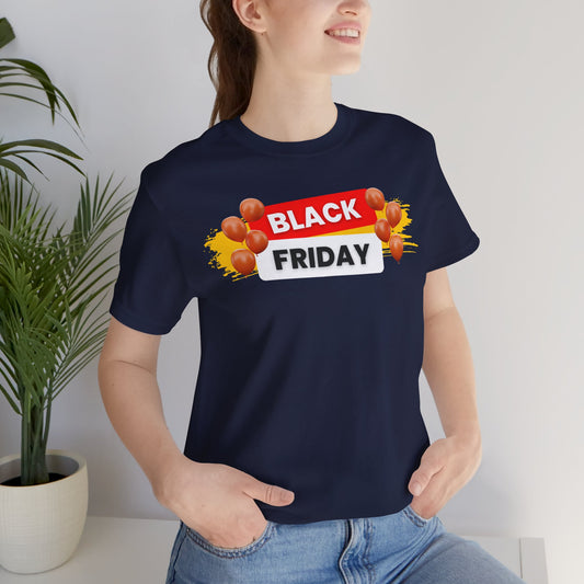 Black Friday Party T-Shirt - Celebration Graphic Unisex Cotton Tee