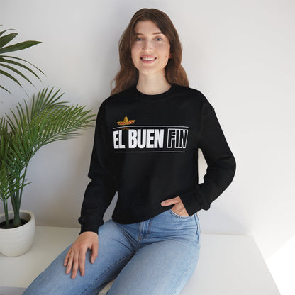 El Buen Fin Mustache Graphic Sweatshirt - Premium Unisex Crewneck