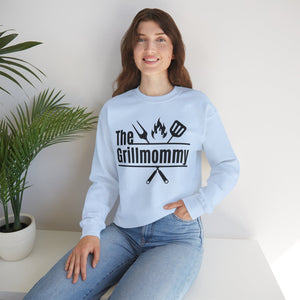 The Grillmommy Typography Sweatshirt - Cozy Soft Cotton Unisex BBQ Graphic Sweatshirt