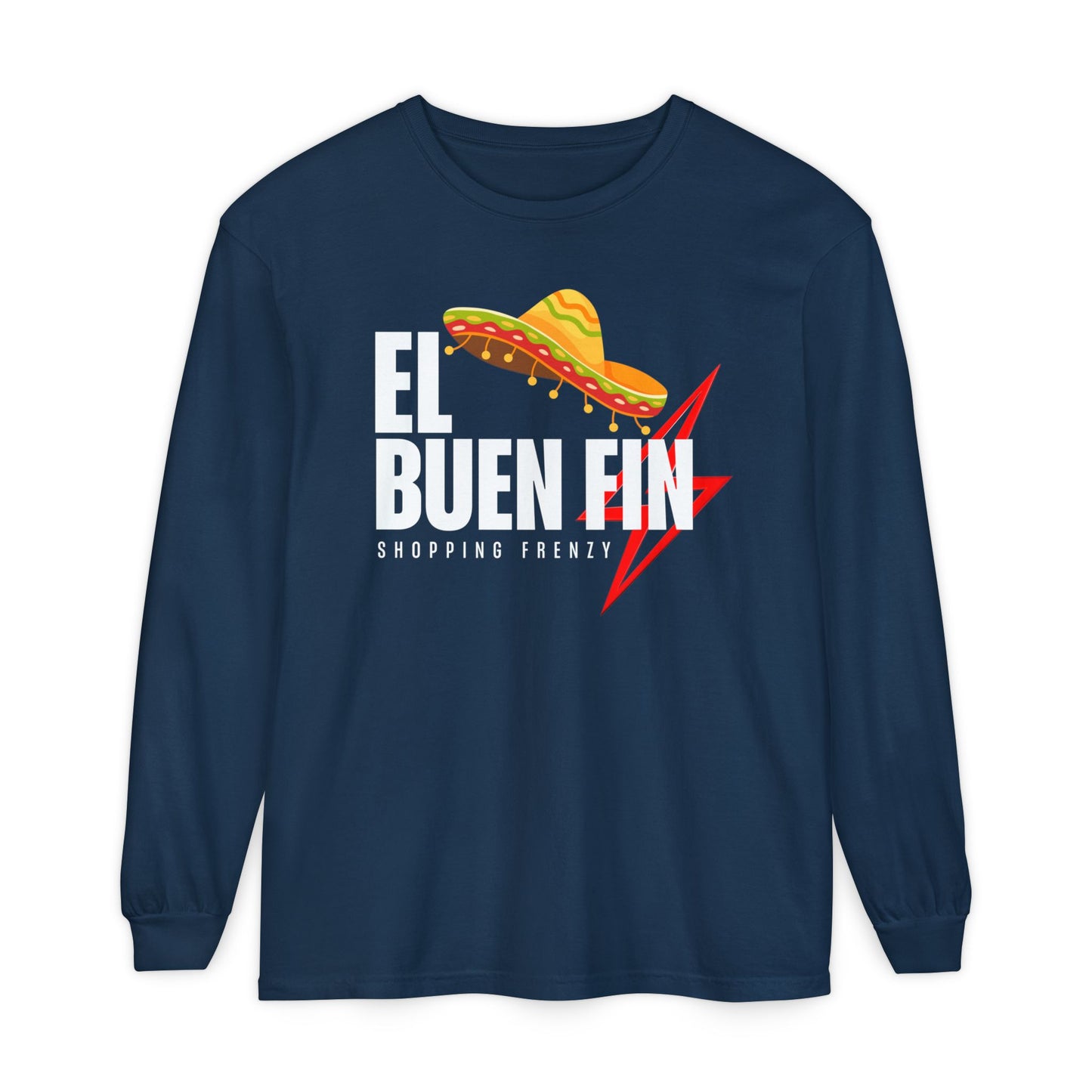 El Buen Fin Shopping Frenzy Long Sleeve - Lightning Graphic Tee