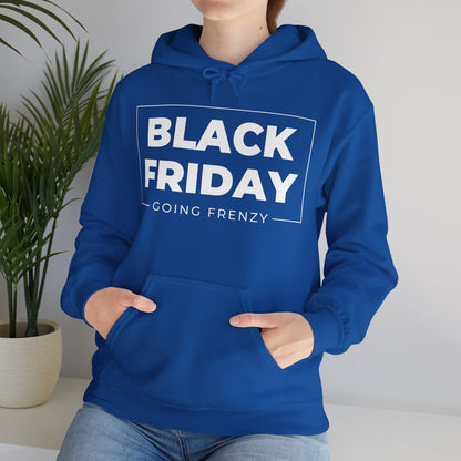 Black Friday Going Frenzy Hoodie - Badge Graphic Fleece