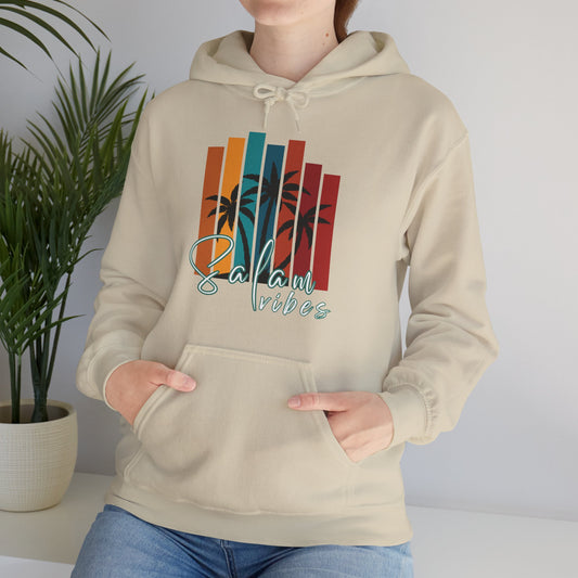Salam Vibes Palm Tree Graphic Hoodie - Cozy Soft Cotton Graphic Unisex Hoodie