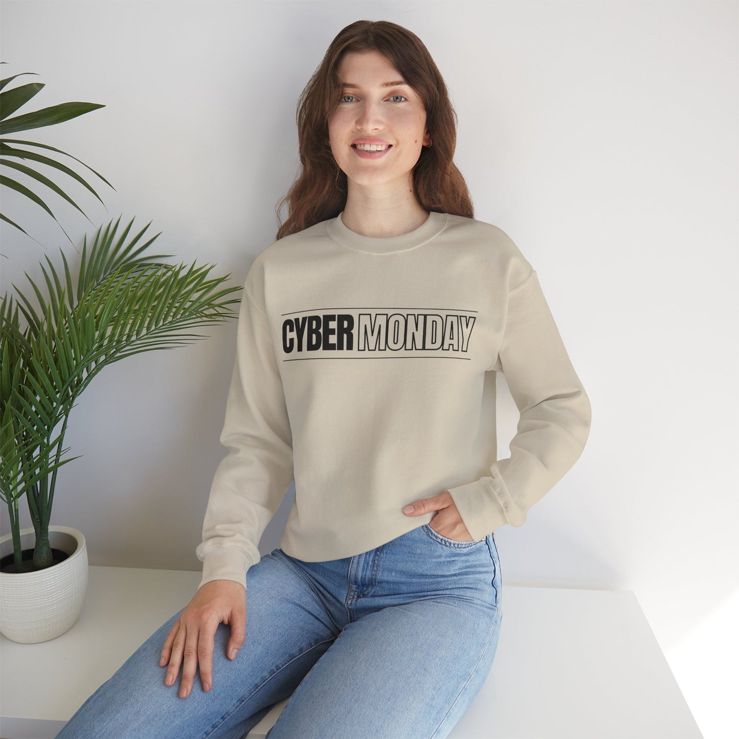 Cyber Monday Graphic Sweatshirt - Premium Unisex Crewneck