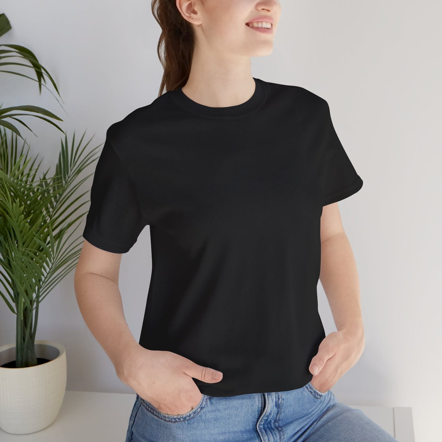 Premium Cotton Essential Blank Tee T-Shirt - Cozy Soft Unisex Tee