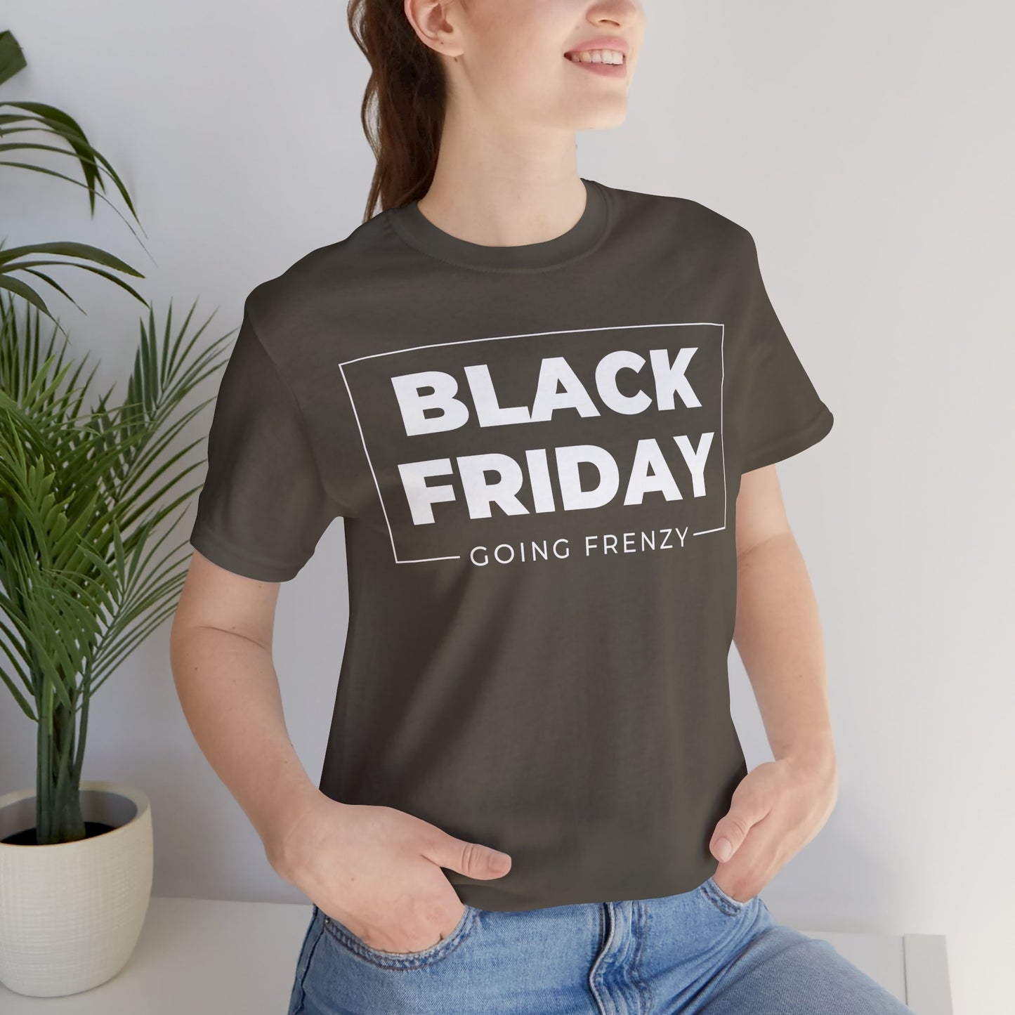Black Friday Going Frenzy T-Shirt - Badge Graphic Unisex Tee