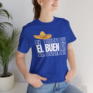 El Buen Fin Shadow Typography T-Shirt - 3D Graphic Unisex Tee