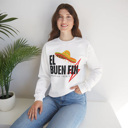 El Buen Fin Shopping Frenzy Sweatshirt - Lightning Graphic Crewneck