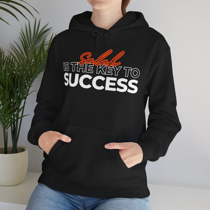 Salah is the Key to Success Typographic Hoodie - Cozy Soft Cotton Unisex Statement Hoodie