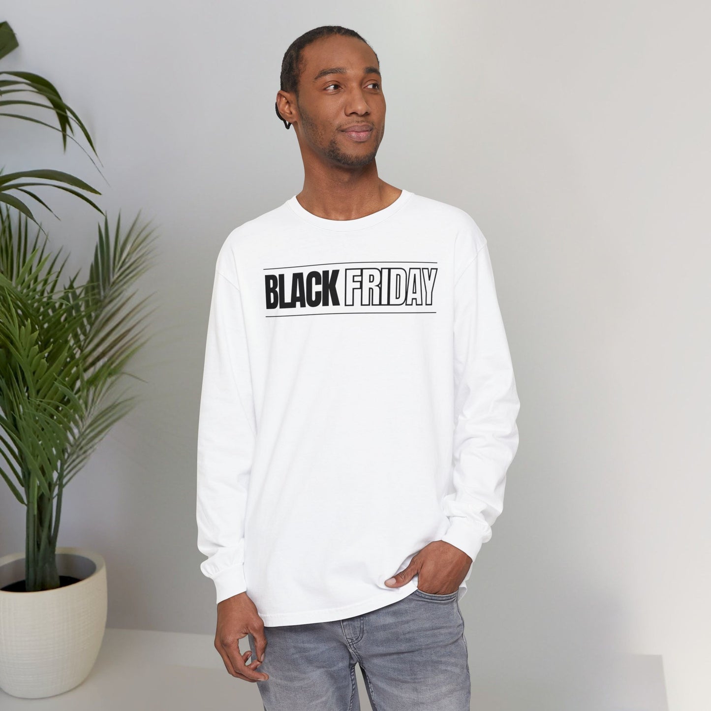Black Friday Graphic Long Sleeve - Premium Unisex Cotton