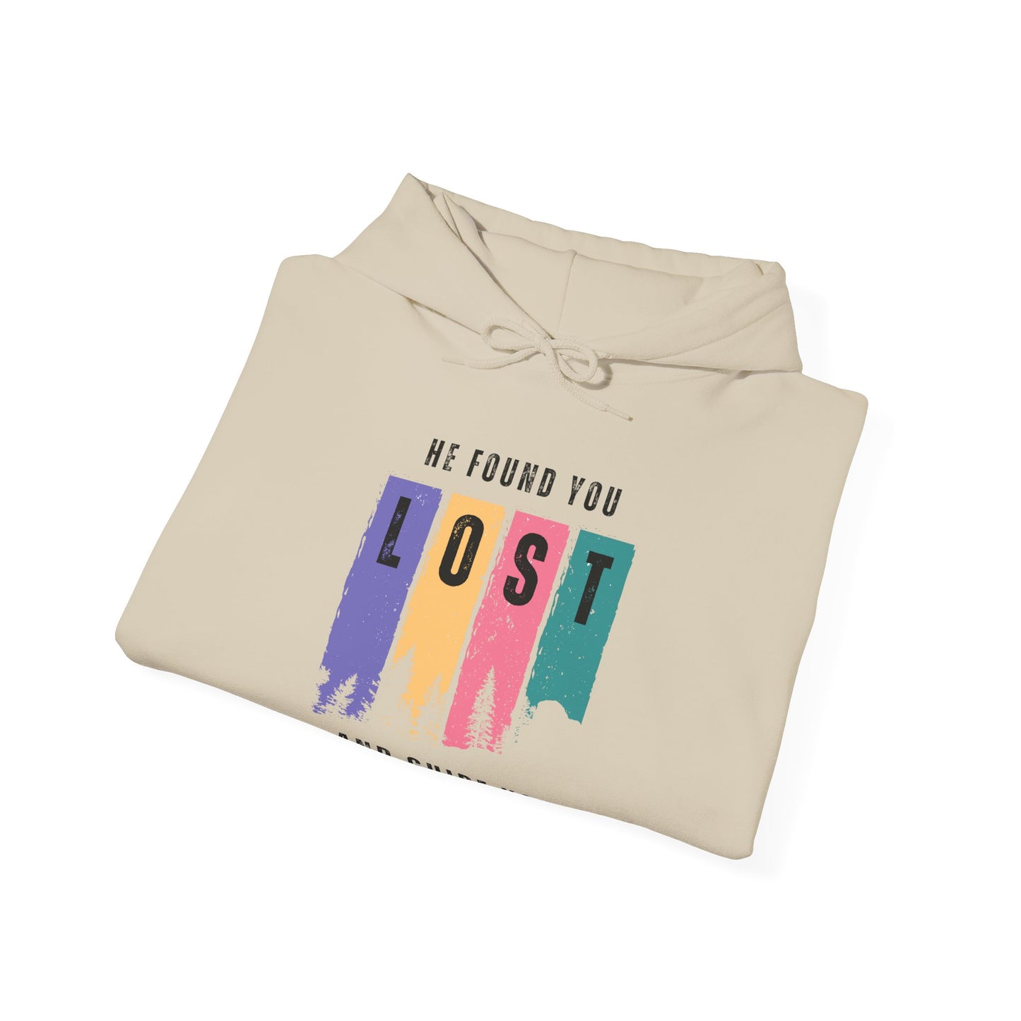 He Found You lost And Guide You Graphic Hoodie - He Found You lost And Guide You Typography Islamic Unisex Hoodie