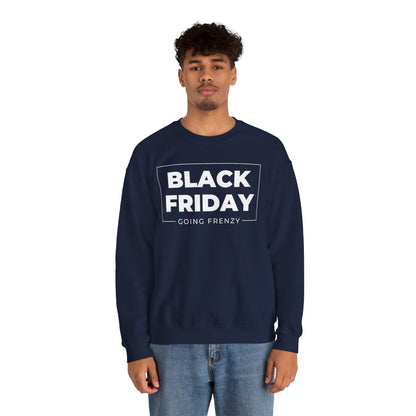 Black Friday Going Frenzy Sweatshirt - Badge Graphic Crewneck