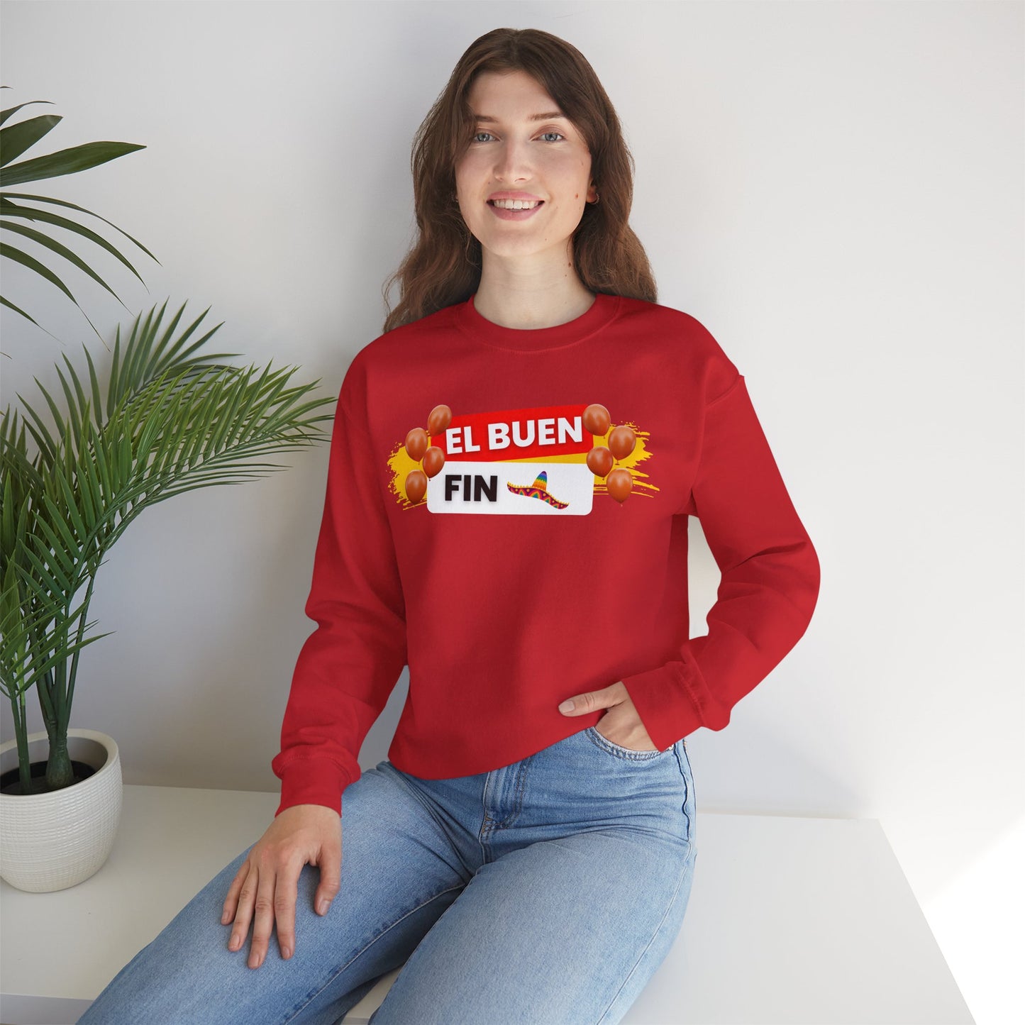 El Buen Fin Party Sweatshirt - Celebration Graphic Unisex Crewneck