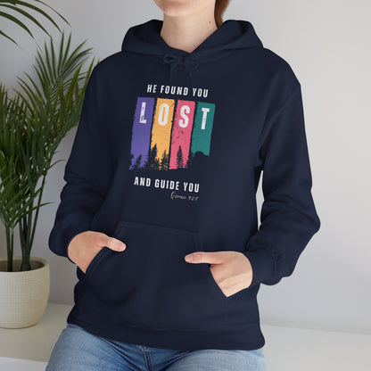 He Found You lost And Guide You Graphic Hoodie - He Found You lost And Guide You Typography Islamic Unisex Hoodie