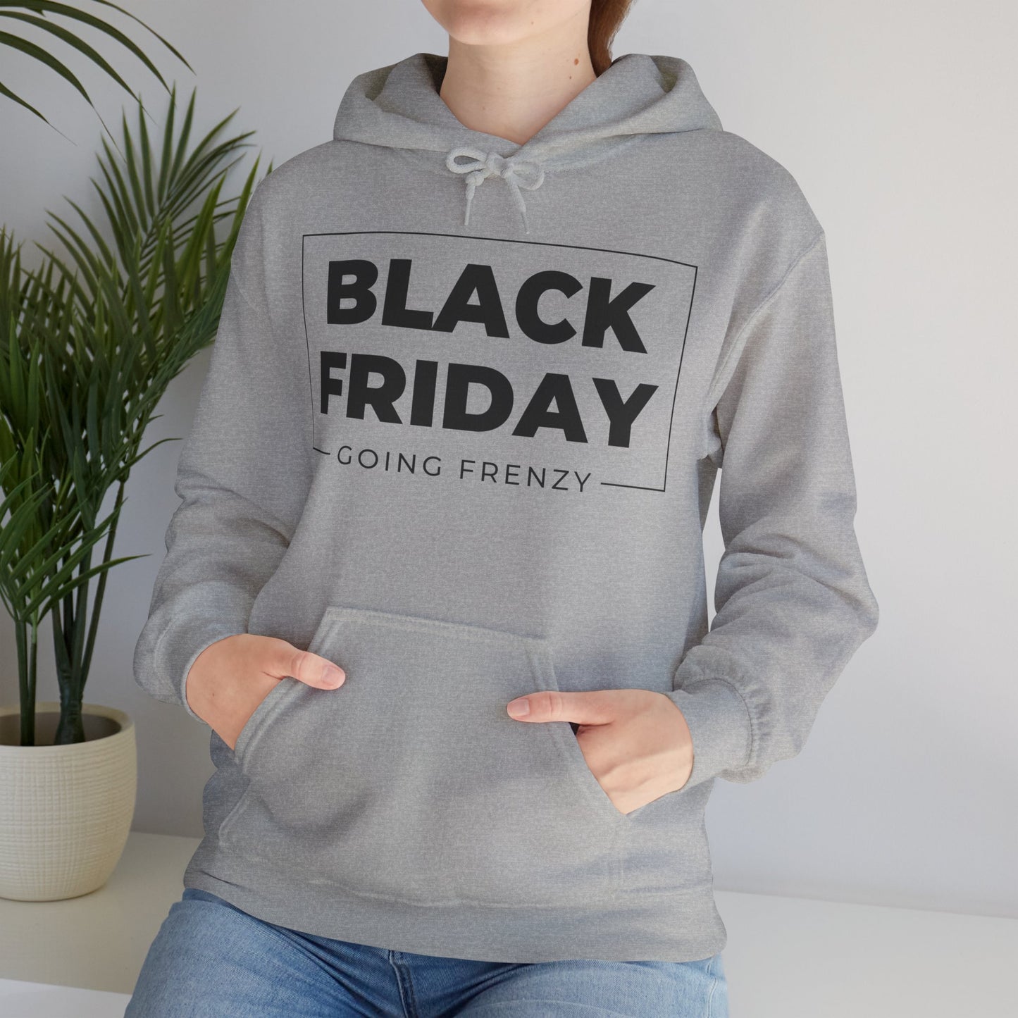 Black Friday Going Frenzy Hoodie - Badge Graphic Fleece
