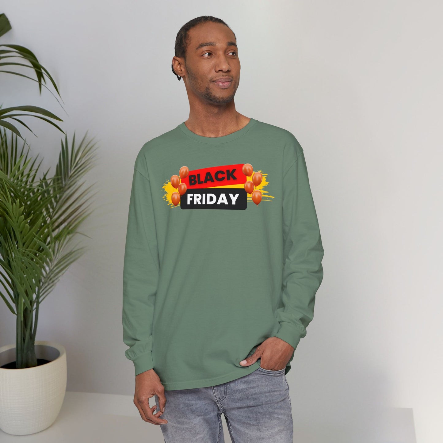 Black Friday Party Long Sleeve - Celebration Graphic Unisex Tee
