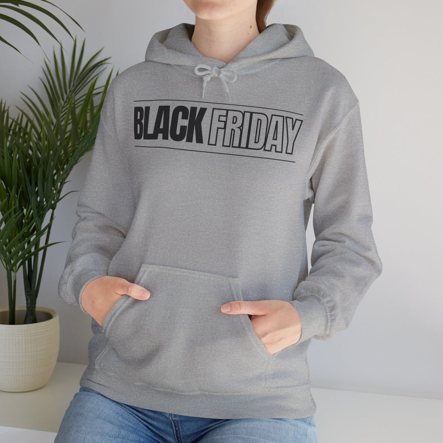 Black Friday Graphic Hoodie - Premium Unisex Fleece