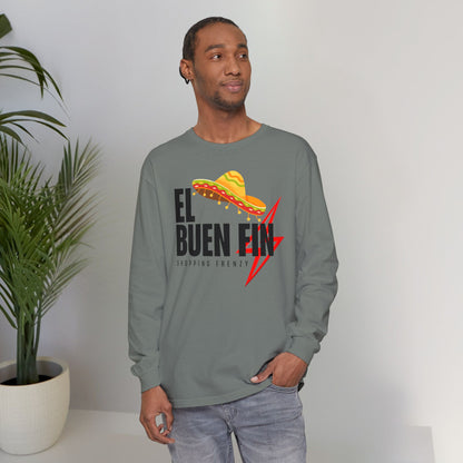 El Buen Fin Shopping Frenzy Long Sleeve - Lightning Graphic Tee